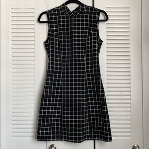 Sleeveless mock neck dress
